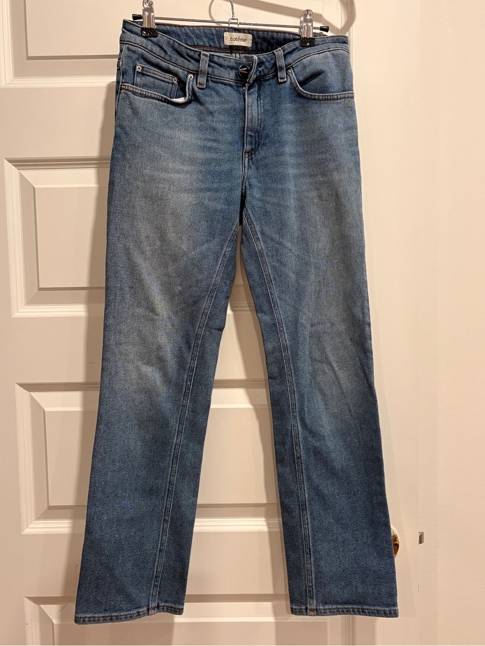 Totรชme High-Rise Straight-Leg Jeans โ Blue โ Size 26/32